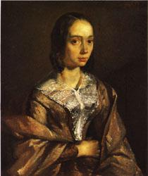 Jean Francois Millet Mme. Eugene-Felix Lecourtois oil painting image